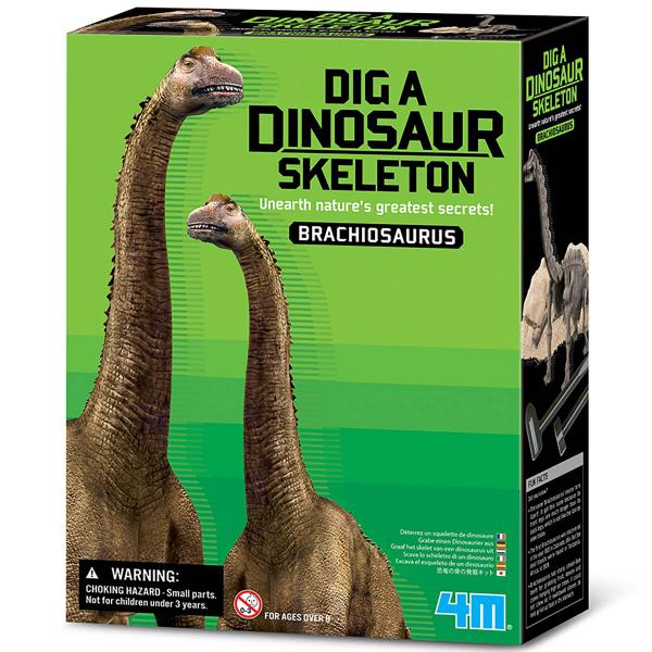 Kidz Labs Cava y Arma Tu Fósil de Brachiosaurus 8a+