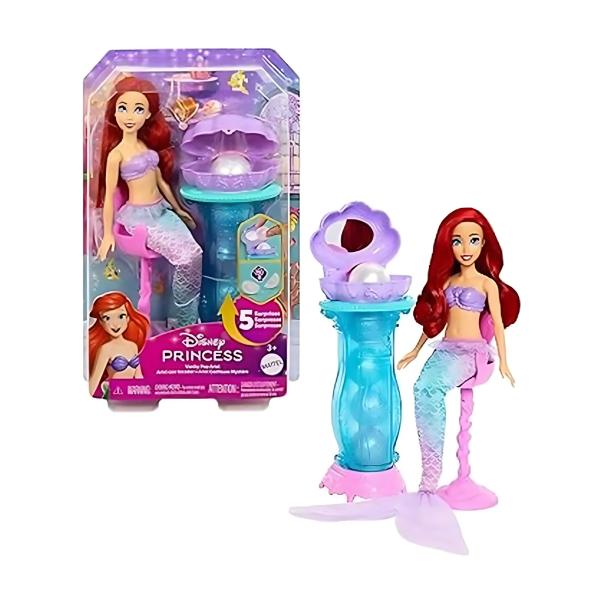 Muñeca Disney Princesa Ariel con Tocador 3a+