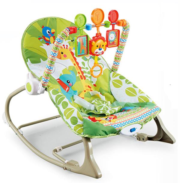 Silla Mecedora Vibradora Musical León 18kg Max 0m+.