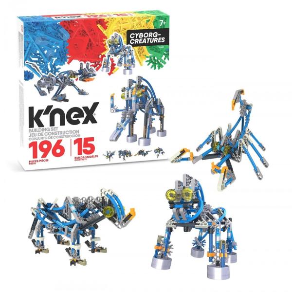 Criaturas Cyborg K`Nex 15en1 196Pzs 7a+