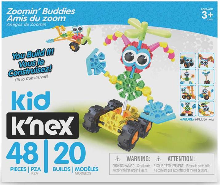 Amigos de Zoomin para Construir  K'nex 20en1 48Pzs 3a+