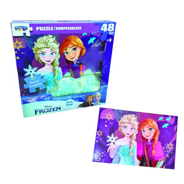 Rompecabezas de Piso de Frozen 48 Pzs 3a+