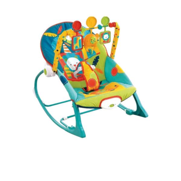 Silla Mecedora Vibradora Musical de Animales de la Selva 18kg Max 0m+