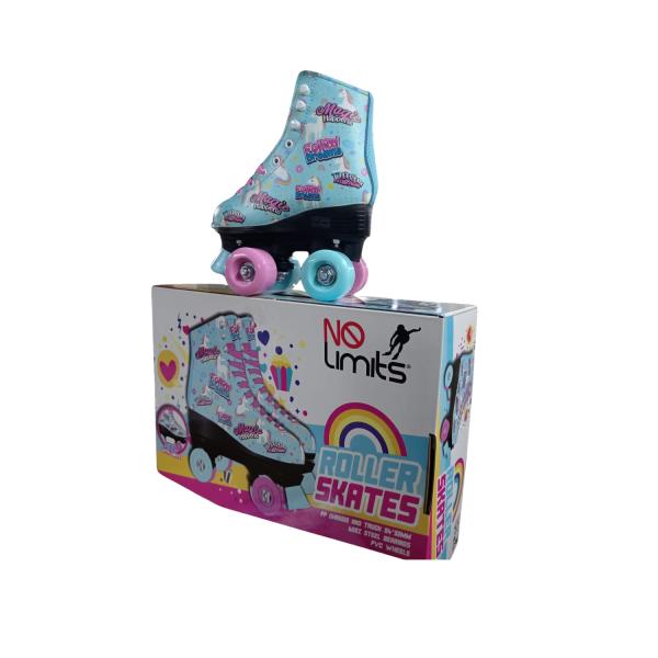 Patines de 4 Ruedas Luminosos de Unicornio Talla#36 (457200)