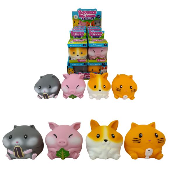 Squeeze de Animales Divertidos Displ/12 Surt/4 3a+