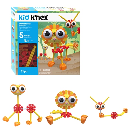 Set Armable de Animales de la Selva 21 Pzs 3a+