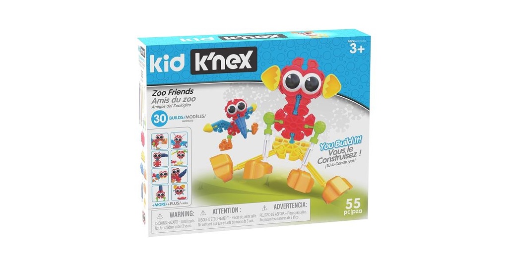 Set Armable de Amigos del Zoológico 55 Pzs 3a+