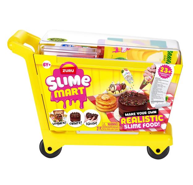 Slime Carrito de Compras de Snacks 11Pzs 7a+