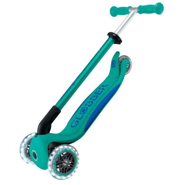 Scooter 3 Ruedas Ajustable Verde con Luz 3a+ 50Kg Max