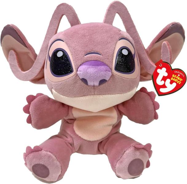 Peluche Beanie Babies Pequeño Disney Stitch Angel 3a+