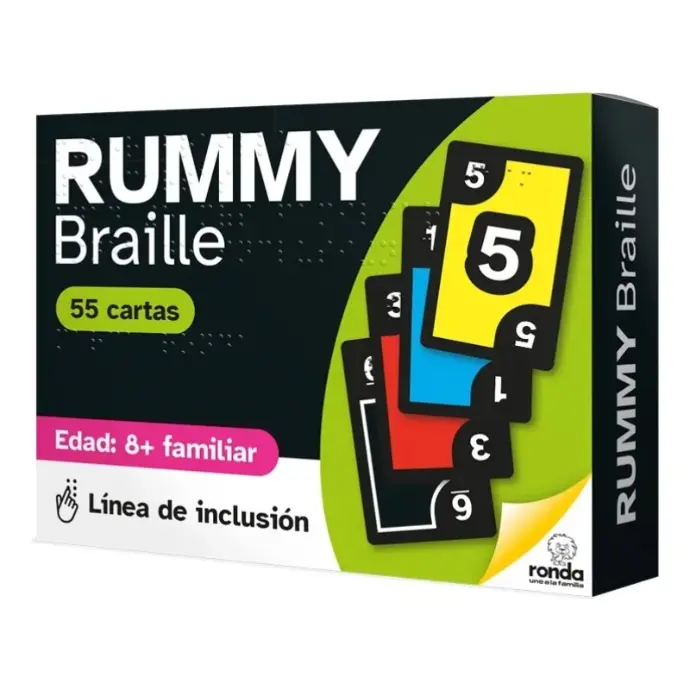 Juego de Mesa Rummy Braile 8a+