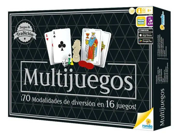 Juegos de Mesa Multijuegos 16en1  8a+