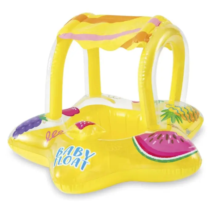 Flotador para Niños Bebés de Estrella con Techo 1-2 años.