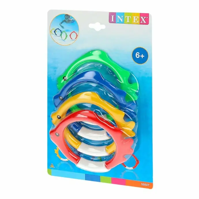 Anillos en Forma de Pez Bajo el Agua Set 4 6a+