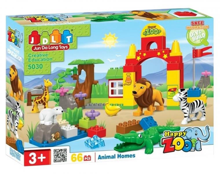 Zoológico con Bloques de Construcción 66pzs 3a+ (440349)