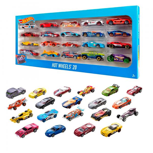 Hot Wheels - Carritos Pack de 20 unds Surtido 3a+.