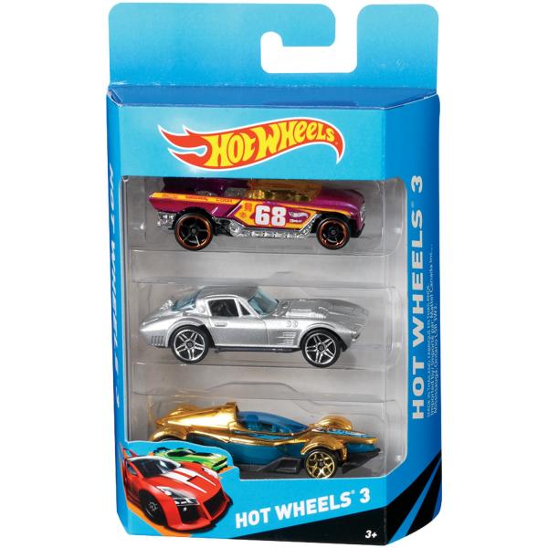 Hot Wheels - Carro Blister de 3 Surt/6 3+ Caja 12