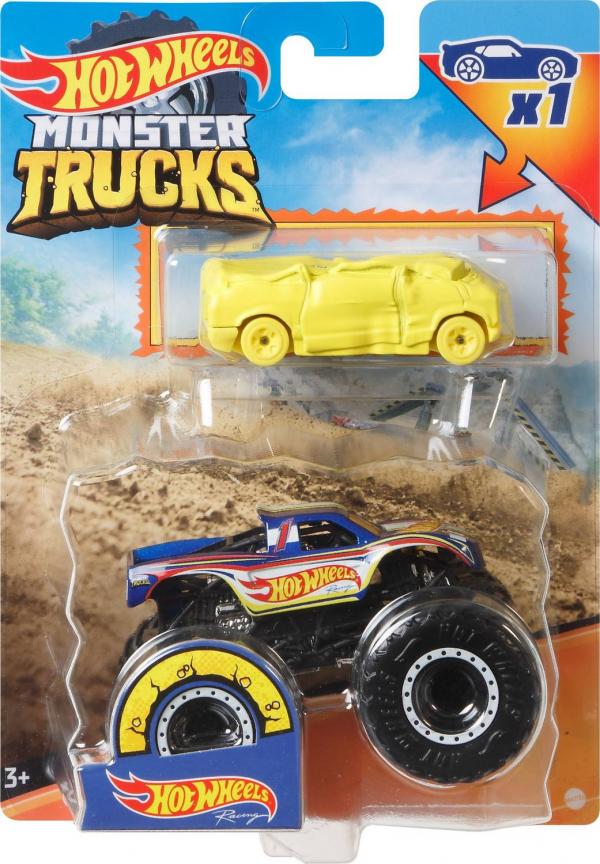 Hot Wheels - Carro  Monster Truck Set de 2 Surt/6 3a+.