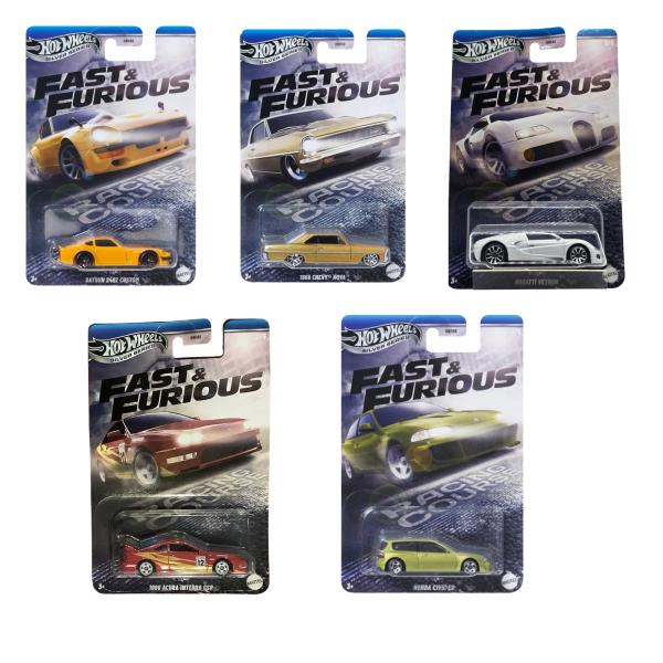 Hot Wheels - Carros  Rapido y Furiosos Surt/10 3a+