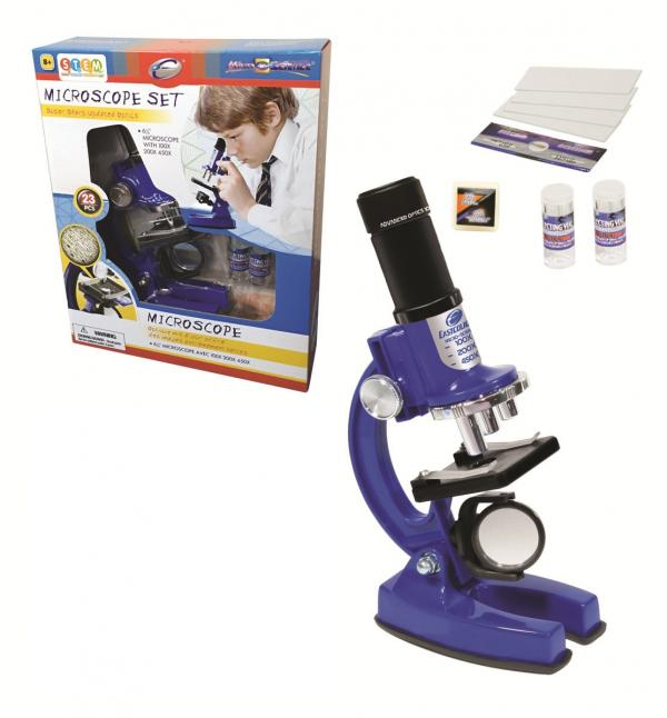 Set de Microscopio 23pzs 100-200-450X 8a+