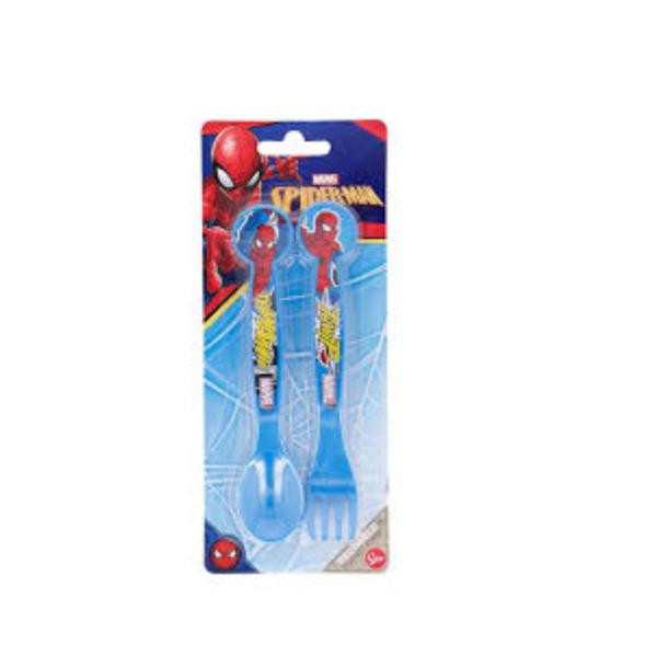 Juego de Cubiertos Blister Set/2  Spiderman