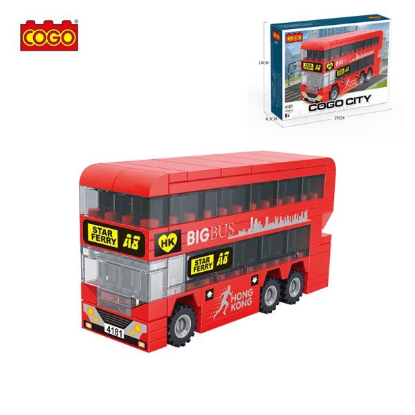 Bus de 2 Pisos Armable 123 pzs 6a+