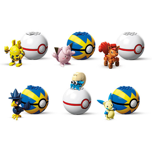 Poke-Bola Pokémon Mega Construx Display/12 S/4 6a+(venta individual)