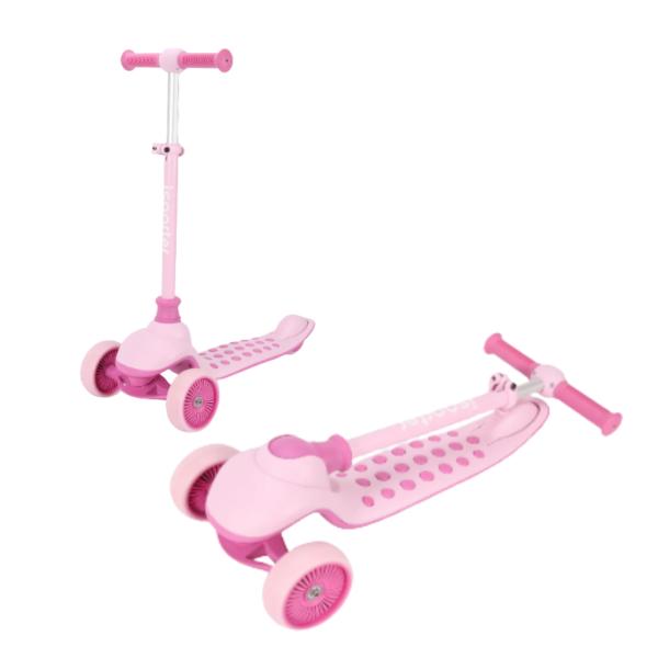 Scooter Ajustable con Luz Rosado 3a+ 50Kg Max  ( 459136 )