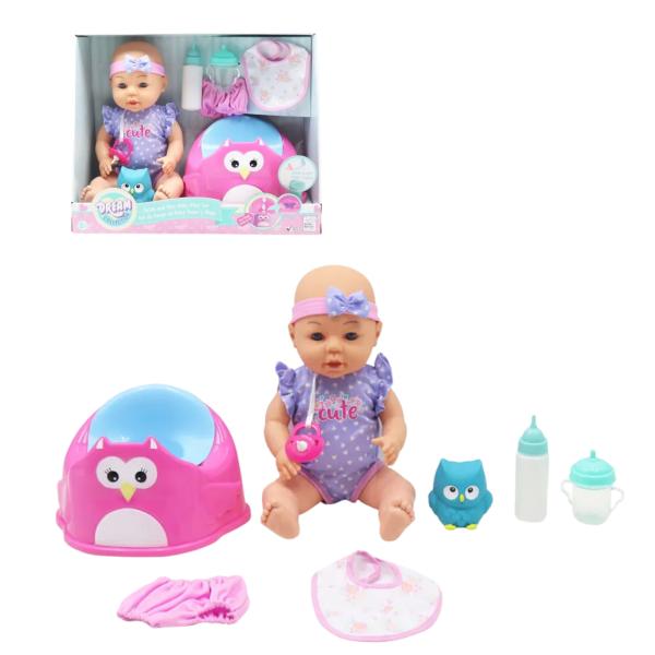 Bebé con Set de Juego Toma y Moja Dream Collection  2a+