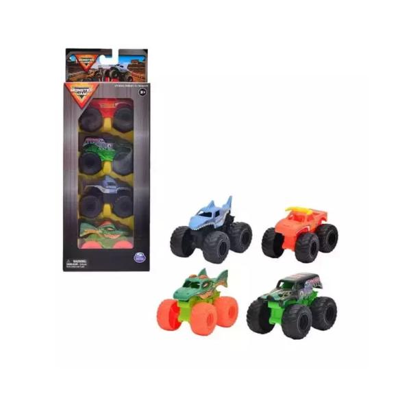 Carros Monster Jam 1:72 Set/4 3a+