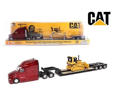 Trailer  Peterbilt Modelo 579  y CAT D5M Dozer Esc:1:87 3a+ (444190)