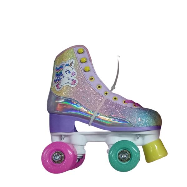 Patines 4 Ruedas de Unicornio  Talla 38  (59716)