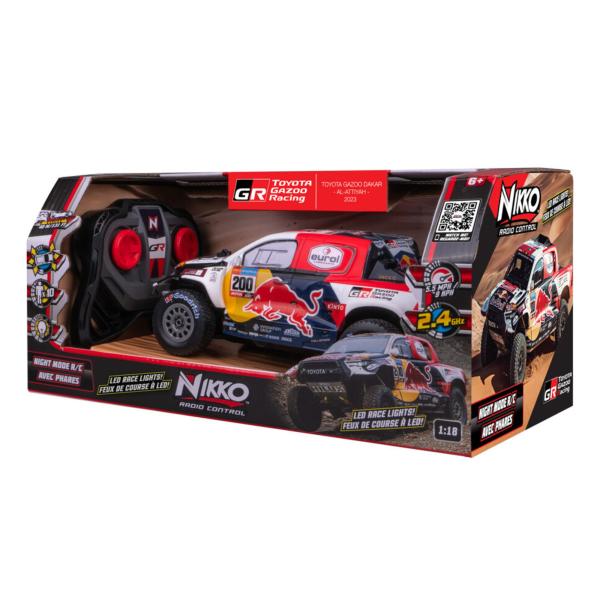 Carro Control Remoto Toyota Gazoo Dakar 2024 Esc 1:18 6a+