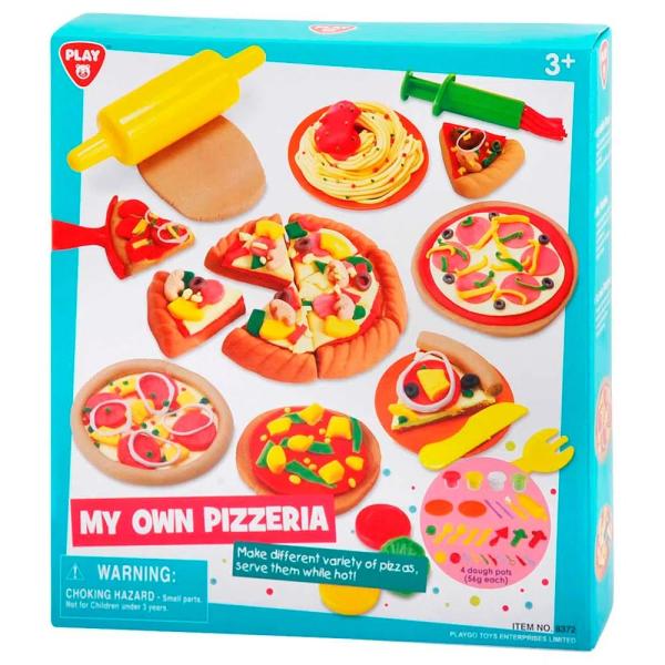 Plasticina para Crear tu Propia Pizza 3+
