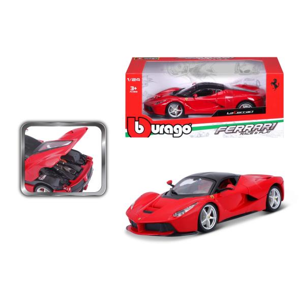 Carro Ferrari Laferrari Rojo Esc:1:24 3a+(260010)