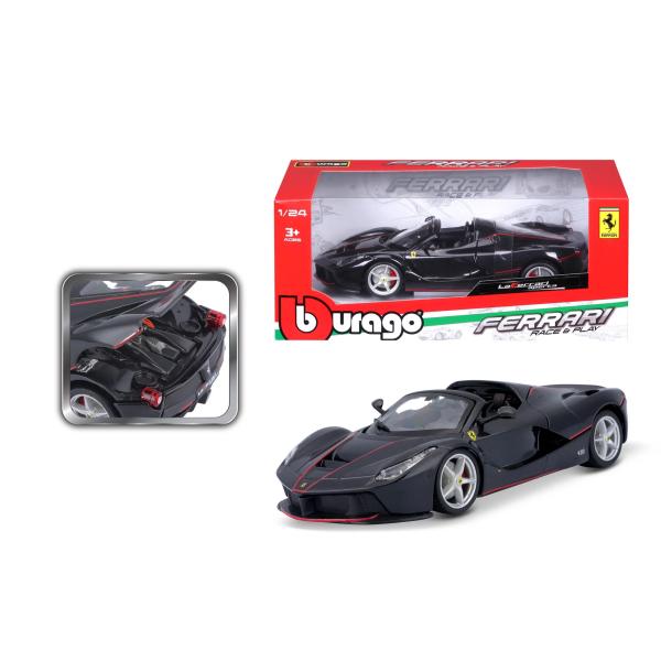 Carro Ferrari Laferrari Aperta Negro Esc:1:24 3a+(012220)