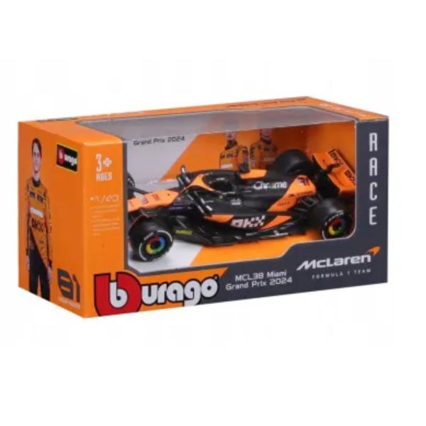 Carro Formula 1 Mclaren MCL38 Miami Grand Prix 2024 Piastri #81 3a+ (018024)