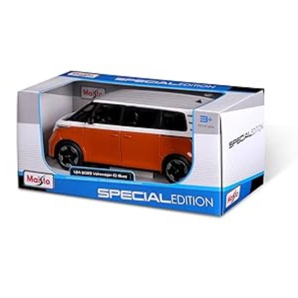 Carro Volkswagen ID Buzz 2023 Naranja Esc 1:24 3a+
