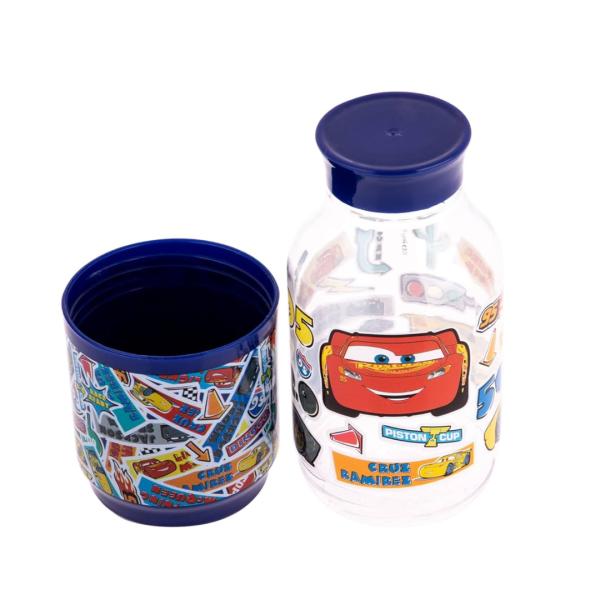 Botella con Taza 2en1 de Cars 300ml