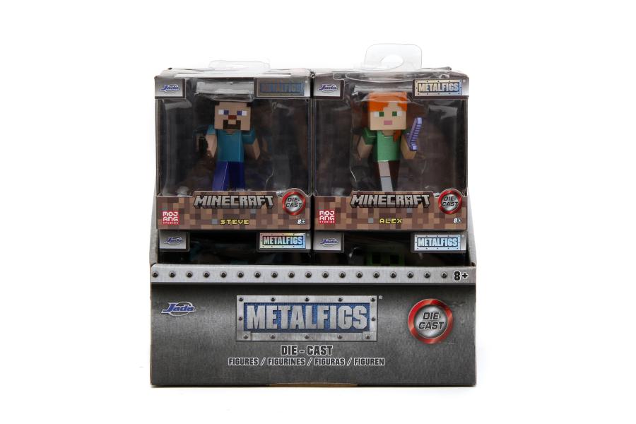 Figuras Metalfigs 2.5" Minecraft Displ/12 Surt/4 8a+