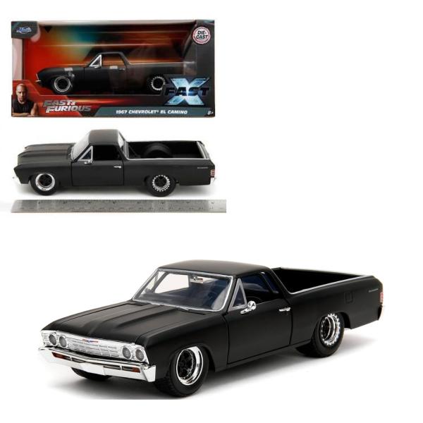 Carro Rápidos y Furiosos Chevrolet El Camino 1967 Esc:1:24 8a+