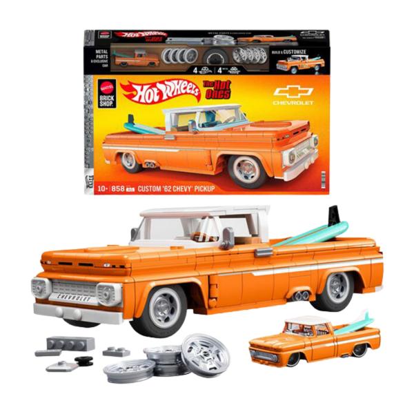 Hot Wheels Elite Custom Chevy Pickup Armable 858Pzs 10a+