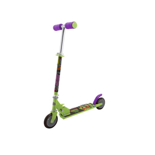 Scooter Aluminio 2 Ruedas C/ Luz Tortugas Ninja 5a+