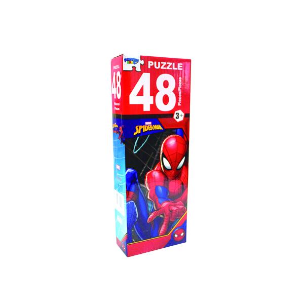 Rompecabezas en Torre 24Pzs Spiderman & Avengers Displ/48 3a+