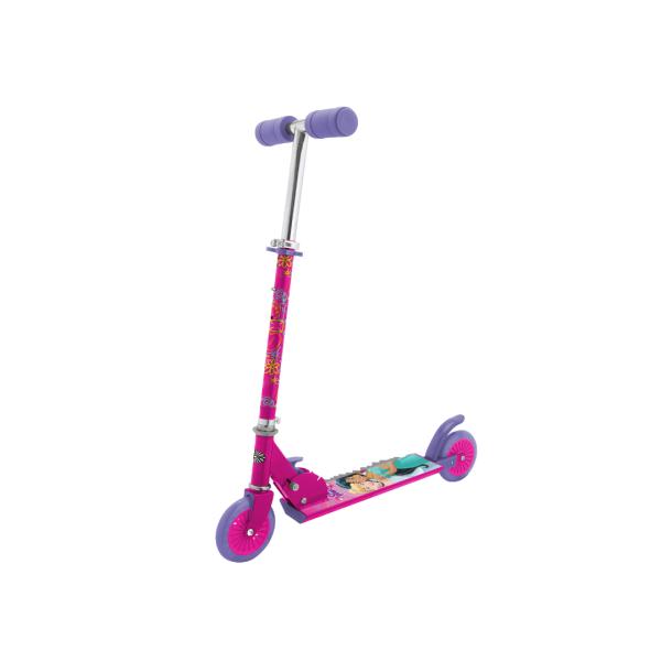 Scooter 2 Ruedas Plegable de Princesas C/ Luz  3a+