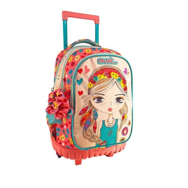 Salveque con Rodines Must 34X20X44 cm 3 Compart Sé Feliz