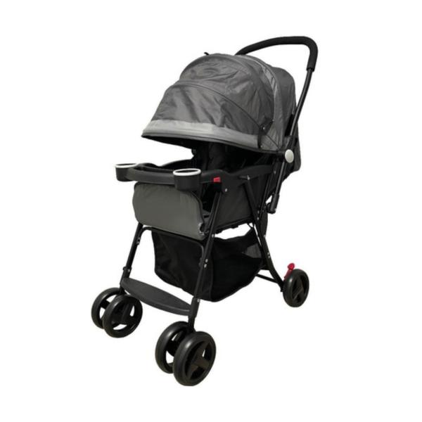 Coche para Bebé Gris con Negro 15Kg Max (444583)
