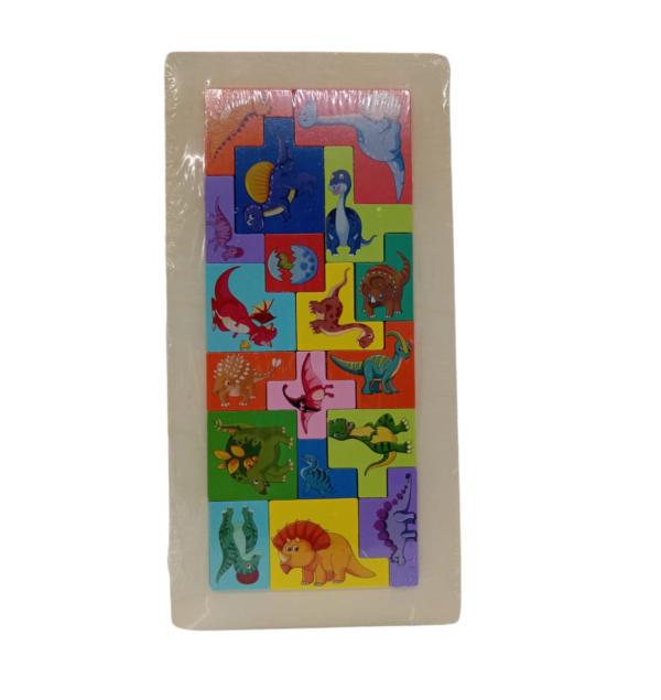 Rompecabezas de Madera Figura Dinosaurios 4a+ (449830)
