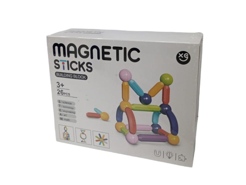 Bloques Magnéticos de Construcción 26 pzs 3a+ (451109)