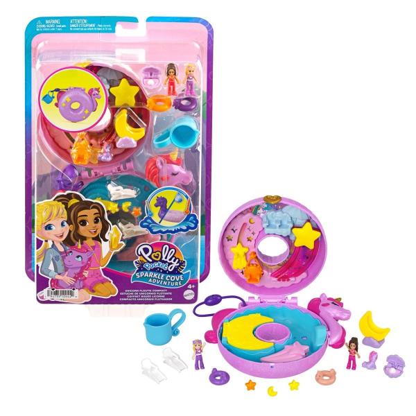 Polly Pocket estuche de unicornio flotante 4a+